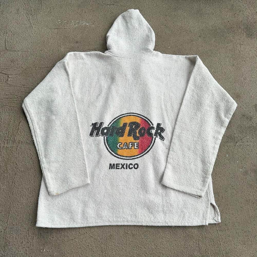 Vintage Hard Rock Cafe Mexico Baja Hoodie Pullover - Picture 2 of 7